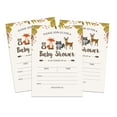 thumbnail image 1 of Inkdotpot 30Jungle Animals Baby Shower Invitation Cards Gender Neutral Fill In Blank Invites, 1 of 7