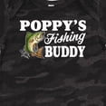 thumbnail image 4 of Inktastic Poppy's Fishing Buddy with White Text Boys Baby Bodysuit, 4 of 5