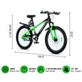 thumbnail image 5 of Bstjewey 20/24 Inch Kids Mountain Bike, Dual Disc Brakes, Suspension Fork, Ages 7-12, 5 of 8
