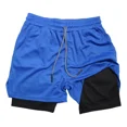 thumbnail image 1 of Short Deportivo Hombre Gym 2 En 1 Bolsa Celular Con Licra, 1 of 5