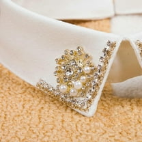 Clearance! detachable collar detachable collars for women Retro Women Pearl Fake False Lapel Neck Collar Blouse Peter Pan Collar Promotion sales Multicolor