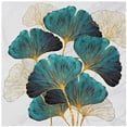 thumbnail image 1 of Kits de pintura de diamante, pintura de diamante 5D completa, bordado de diamantes de hoja de loto para decoración del hogar/sala de estar/dormitorio/oficina 30x40cm, 1 of 5