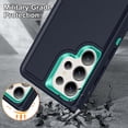 thumbnail image 3 of TECH CIRCLE for Samsung Galaxy S25 Ultra Hybrid Case with KickStand,Heavy Duty Protection Shockproof/Dustproof/Drop Proof Anti-Scratch Slim Protective Durable Case Hard Cover for Women Men,E, 3 of 5