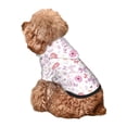 thumbnail image 5 of Honeii Retro Floral Print Small Dog Hoodies Pet Hooded Sweatshirts Fall Winter Puppy Cat Sweaters Warm Clothes for Small Dogs Outfits Costume-X-Large, 5 of 7