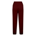 thumbnail image 5 of Inleife Fall Winter Sweatpants Men Solid Color Casual Ankle Strap Side Pocket Legelastic Waist Pocket Sweatpants, 5 of 6