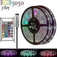 thumbnail image 2 of 20m LED Light Bluetooth RGB Light LED Strip Light with 44 Key Remote Control Music Sync Color Changing LED Mood Strip, 2 of 5