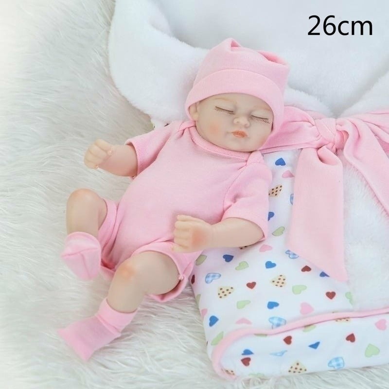 Willstar Lovely 26cm/55cm Lifelike Newborn Silicone Vinyl Reborn Gift Baby Doll Handmade Reborn
