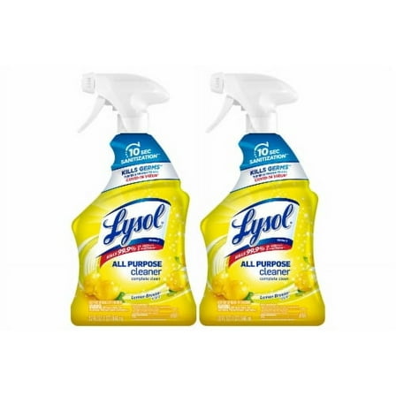 Lysol All Purpose Cleaner Spray, Disinfecting Spray, Lemon Breeze 64 fl oz.