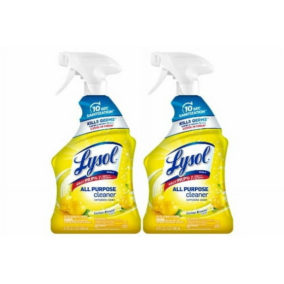 Lysol All Purpose Cleaner Spray, Disinfecting Spray, Lemon Breeze 64 fl oz.
