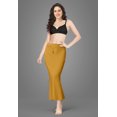 thumbnail image 4 of Trendmalls Lycra Spendex Saree Shapewear Petticoat for Women-P01-Orange, 4 of 6