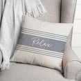 thumbnail image 3 of Creative Products Relax Linen Blue 16 x 16 Indoor / Outdoor Pillow, 3 of 3