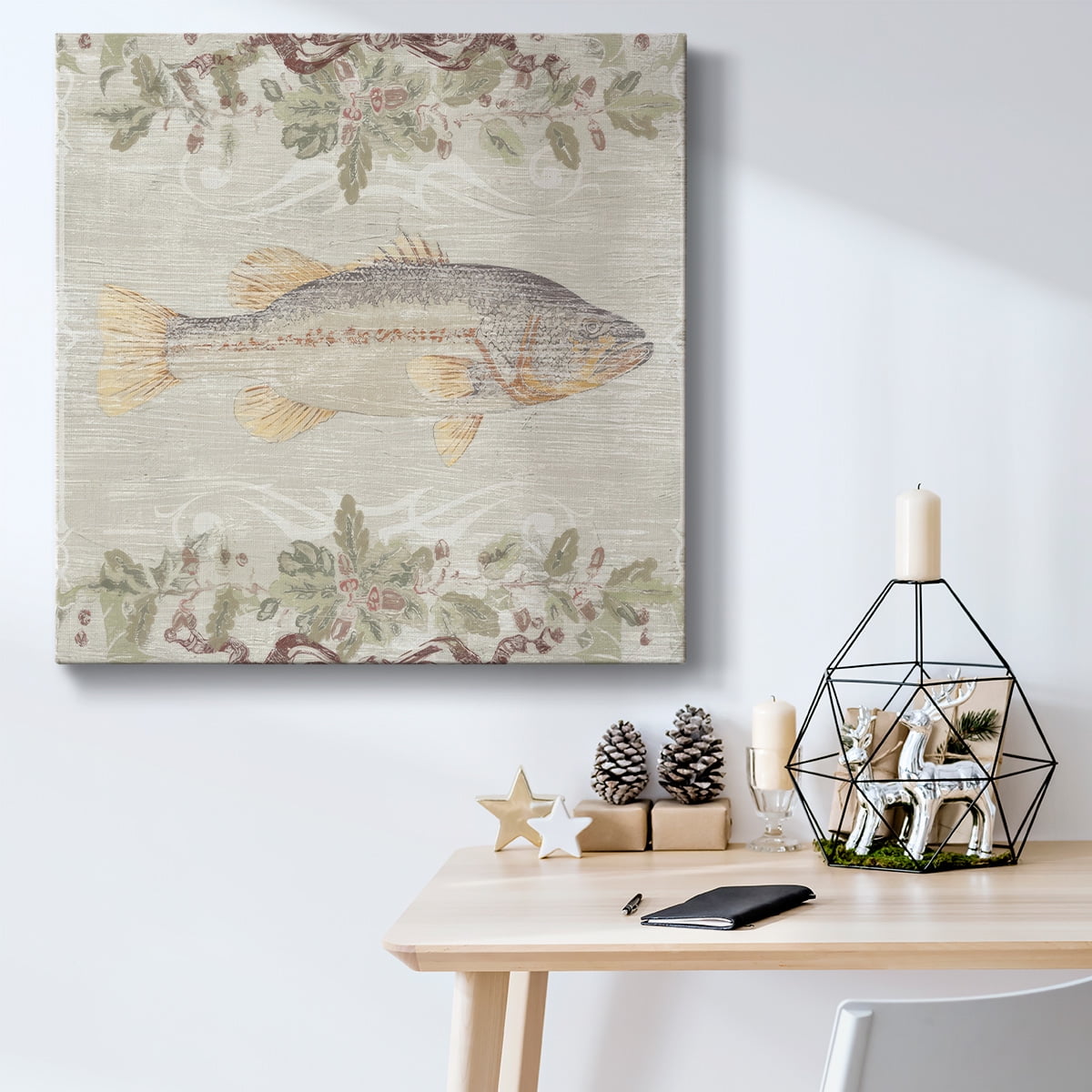 Cabin Christmas I- Gallery Wrapped Canvas