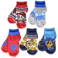 thumbnail image 3 of Nickelodeon Boys' Little Paw Patrol 5 Pack Shorty, Red Blue Multi, Fits Sock Size 5-6.5 Fits Shoe Size 4-7.5, 3 of 8