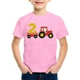 thumbnail image 2 of Zhuashum Hauts pour Garçons Tout-Petits 3-4 Ans Hauts Aventures en Plein Air Style Décontracté d'Été Col Rond Chemise Imprimée Mode Combinaison Rose, 2 of 3