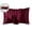 Wine, variant on Satin Silk Pillow Case 2 Pack Pillowcase for Hair and Skin Satin Pillow Covers with Zipper Closure (20"x7.4")