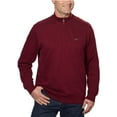 thumbnail image 1 of GREG NORMAN Mens Contemporary Ribbed Quarter-Zip Lightweight Sweater (Hawk, Medium), 1 of 4