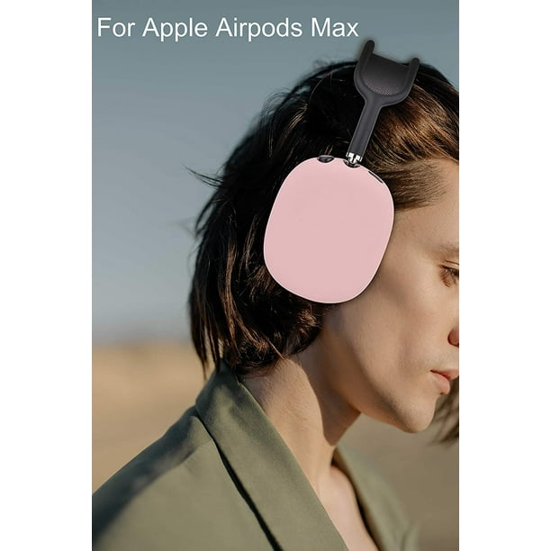 AIMTYD Coque pour Airpods Max Casque, Housse en Silicone pour Apple Airpod  Max, Anti-Rayures Résistant aux Chocs Casque Accessoires de Protection  (Noir) 