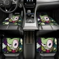 thumbnail image 6 of Invader Zim Car Floor Mats 4-Piece Full Set Front Rear Auto Foot Mats Carpets Car Foot Pad Interior Accessories Decor, 6 of 6