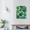 thumbnail image 4 of GOSMITH Tropical Green Leaves Summer Palm Leaf Canvas Wall Art Decor for Home Office 12x16 in, 4 of 5