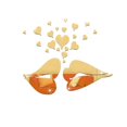 thumbnail image 1 of Mirror Wall Heart Style DIY Mirror Wall Sticker for 1Pcs Golden Decoration, 1 of 1