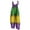 AD-Multicolor, variant on Linen Cotton Jumpsuits for Women Fashion Mardi Gras Outfit Sleeveless Adjustable Strap One Piece Romper Holiday Casual Wide Leg Romper Multicolor L Sales For Today