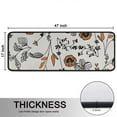 thumbnail image 5 of Kitchen Rugs Sets Of 2,Pioneer Flower Floral Print Pattern Anti Fatigue Kitchen Mat Rugs Non Slip Washable,Decorative Kitchen Floor Mats for Kitchen,Sink,Laundry,17"x47"+17"x47", 5 of 5