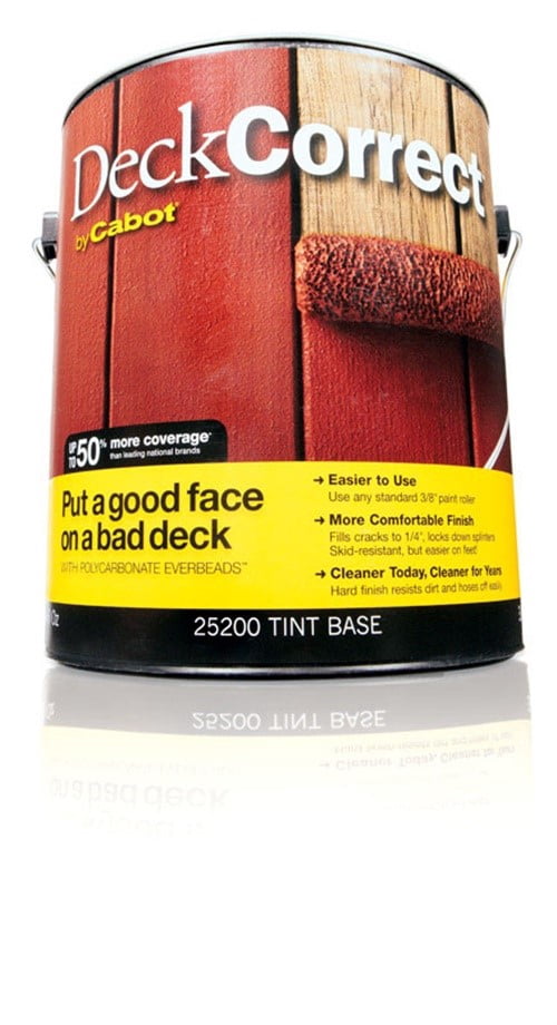 1 gal Cabot Stains 25200 Tint Base Deck Correct Deck Coating