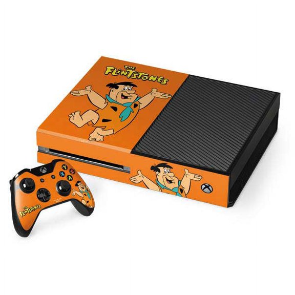 Skinit Cartoons Fred Flintstone Xbox One Console and Controller Bundle Skin