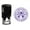 Violet, variant on Printtoo Custom Return Address Round Self Inking Rubber Stamp Personalized Monogram Stamper-Black