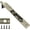 Antique Bronze, variant on 6 Inch Stainless Steel Door Flush Bolt Latch, French Door Lock Latch L Type Lever Action Flush Bolt (Yellow Brass)