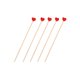 thumbnail image 1 of Naievear 100pcs Drink Stirring Stick Safe Multi-purpose Heart Shape Disposable Sanitary Cocktail Mixing Bar For Tea, 1 of 4