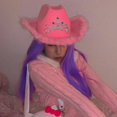 thumbnail image 4 of Sombrero de vaquero de estilo occidental para mujer y niña, gorros de fiesta de cumpleaños con plumas, decoración de lentejuelas, corona, Tiara, gorros de vaquera, 4 of 4