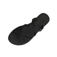 thumbnail image 2 of Caywon Womens Round Toe Multi-Strap Convertible Flat Sandals, Indoor Outdoor Open Toe Footwear, 2-in-1 Slip On Slide Shoes, Sandalias Convertibles Para Mujer, 2 of 9