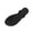 Black, variant on White Womens Open Toe Flat Sandals Two Way Wear Thin Straps Cushioned Insole Non Slip Outsole Lightweight Indoor Outdoor Comfort Everyday Casual Size 36