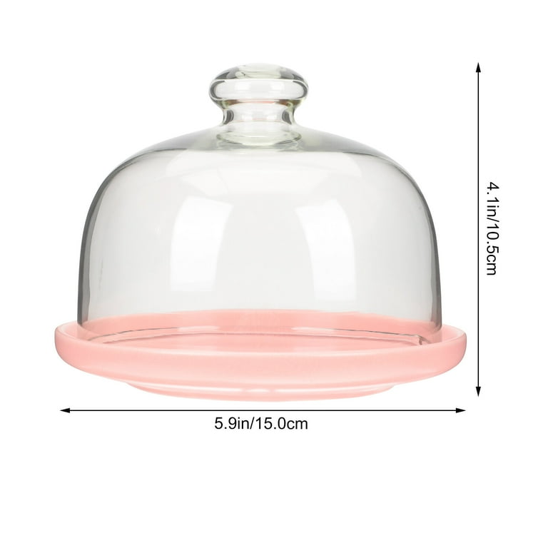 Glass Cake Tray Amazon Cake Plate With Cover Amazon Pink Cake