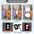 thumbnail image 3 of Yayeee Toggle Light Switch Wall Plate 1-Gang 4.5"x2.7" Home Decorative Outlet Cover, Bright Flowers, 3 of 7