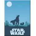 thumbnail image 1 of Star Wars The Mandalorian Blue Sunset Magnet, 1 of 1