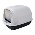 thumbnail image 3 of Fully Enclosed Cat Litter Box Easy Tidy Large Semiclosed Box Toilet for Kitten Kitty, 3 of 9