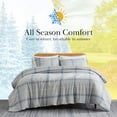 thumbnail image 4 of Vilano Plaid Printed Comforter Set by SouthShore Fine Linens, 4 of 9