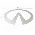 thumbnail image 2 of FixtureDisplays® "Infiniti" Car Logo STICKER/ Self Adhesive Label for Front Hood and Rear Trunk, Reflect Light, 2.7 x 1.4" 16805-Infiniti, 2 of 3