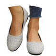 thumbnail image 3 of oqasdz Casual Shoes for Women Flat Shoes with Glitter Rhinestones Elegant Round Toe Low Heel Comfortable Everyday Style for Daily Wear Summer Outdoor, 3 of 7
