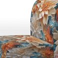 thumbnail image 4 of Designart "Jaune Beige Abstrait Fractal Euphony Infini" Chaise d'Appoint Moderne Rembourrée - Fauteuil Moderne pour Salon, 4 of 7