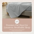 thumbnail image 5 of Whisper Organics 300 TC Sateen Flat Sheets, 5 of 8