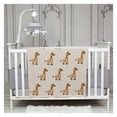 thumbnail image 2 of HomeStock Artisanal Abode Transitional Knitted 32" X 40" Throw Blanket, Small Throws for Couches, Cozy Knitted Blanket for Living Room Sofas, Giraffe Pattern-Color:Giraffe, 2 of 10