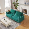 thumbnail image 3 of DeeHome JOS 67.7'' 3 seater Sofa Couch for Living Room, Modern Sofa,Small Couches for Small Spaces,Upholstered 3-Seater Couch for Bedroom, Apartment, Home Office, Tool-Free Assembly,Green, 3 of 8