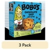 (3 pack) Bobo's Oat Bites, Chocolate Chip, 5 Pack of 1.3 oz bars
