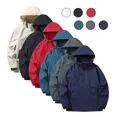 thumbnail image 4 of Chamarra Impermeable Hombre Capucha Chamarra Rompevientos, 4 of 8