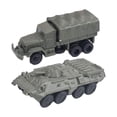 thumbnail image 1 of 2 piezas kits de modelo de vehículo 4D colección realista decoración del hogar juegos de rompecabezas de bricolaje para niños fiestas favor para niños, 1 of 8