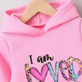 thumbnail image 6 of Gubotare Girl Clothes Winter Toddler Girl Clothes Little Girls Kids 2pcs Outfits Hoodie Leggings 5T 6T (Pink,5-6 Years), 6 of 7