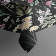 thumbnail image 5 of Pioneer Flower Floral Print Pattern Square Tablecloth,Waterproof Square Table Cover,Wipeable Spillproof Washable Table Cover for Home Kitchen Party Decor 42"X42"(107x107cm), 5 of 6